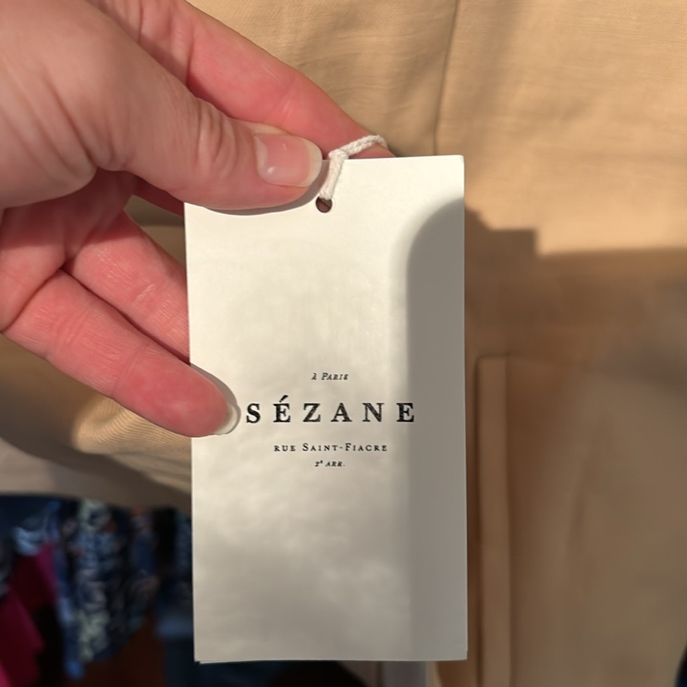 Sézane 💛Martin crop trousers 💛NWT size 14 - Picture 12 of 14